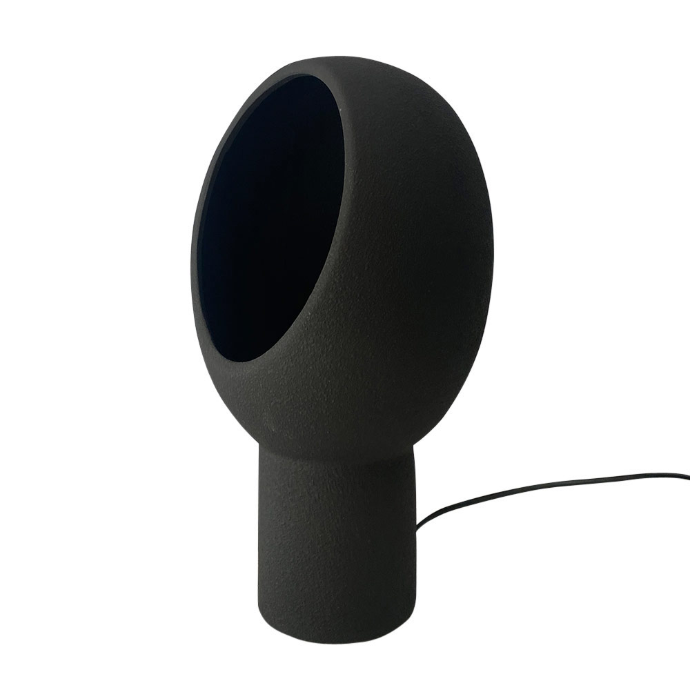 EGG LAMP, BLACK