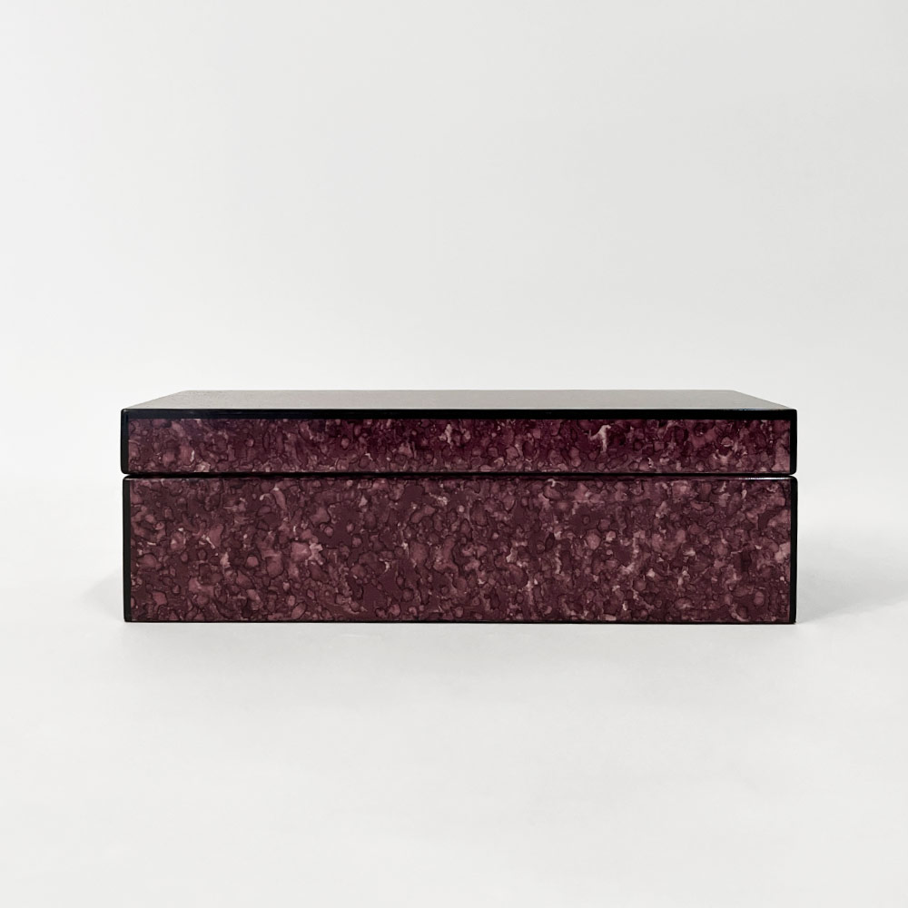 SOLA WATCH BOX, PURPLE BURL