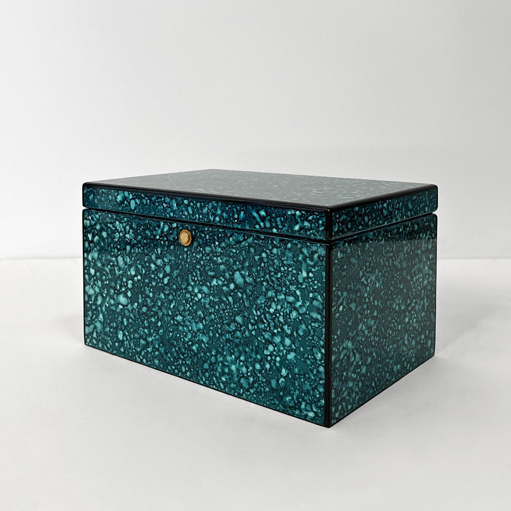 SOLA JEWELLERY BOX, BLUE BURL