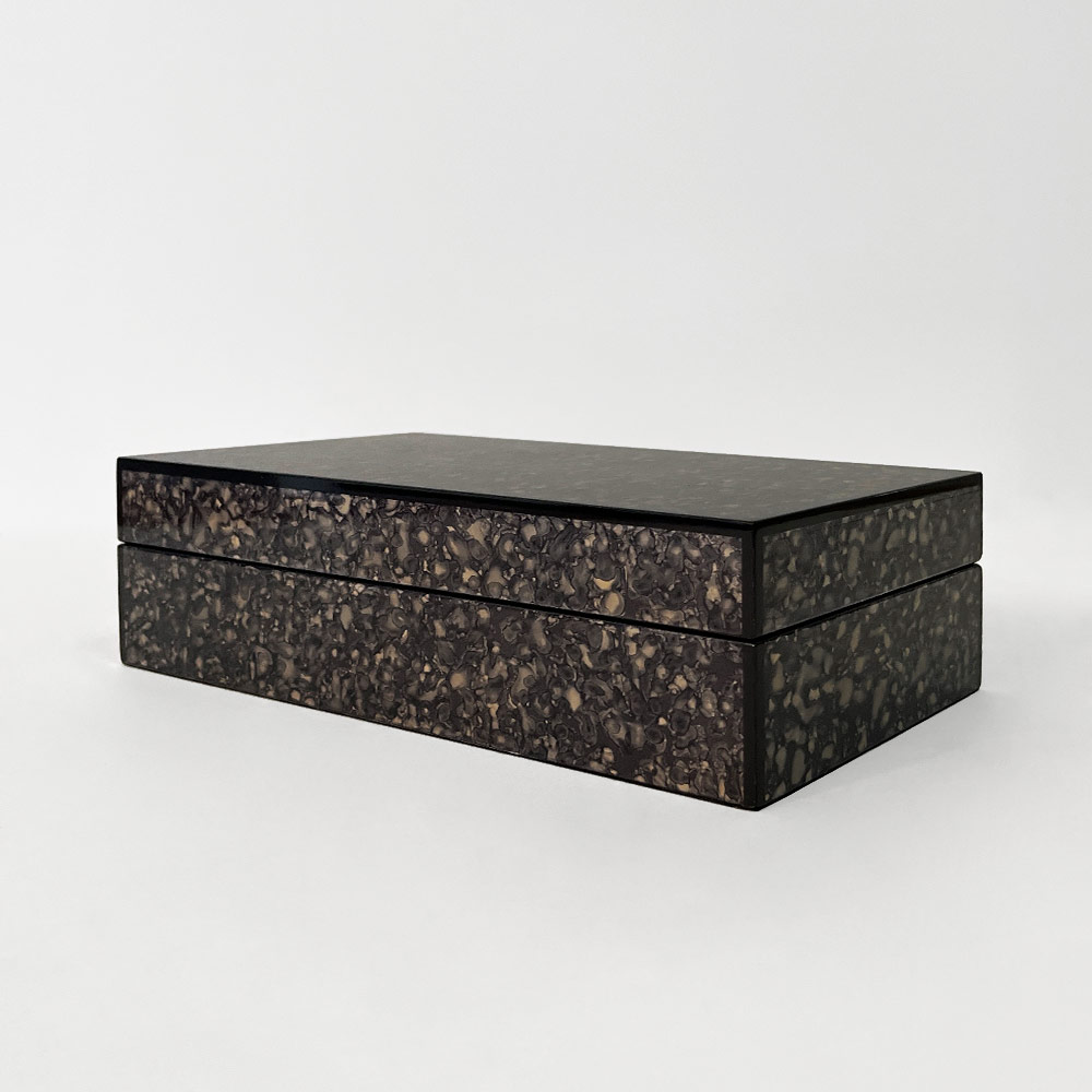 SOLA CIGAR BOX, BLACK BURL