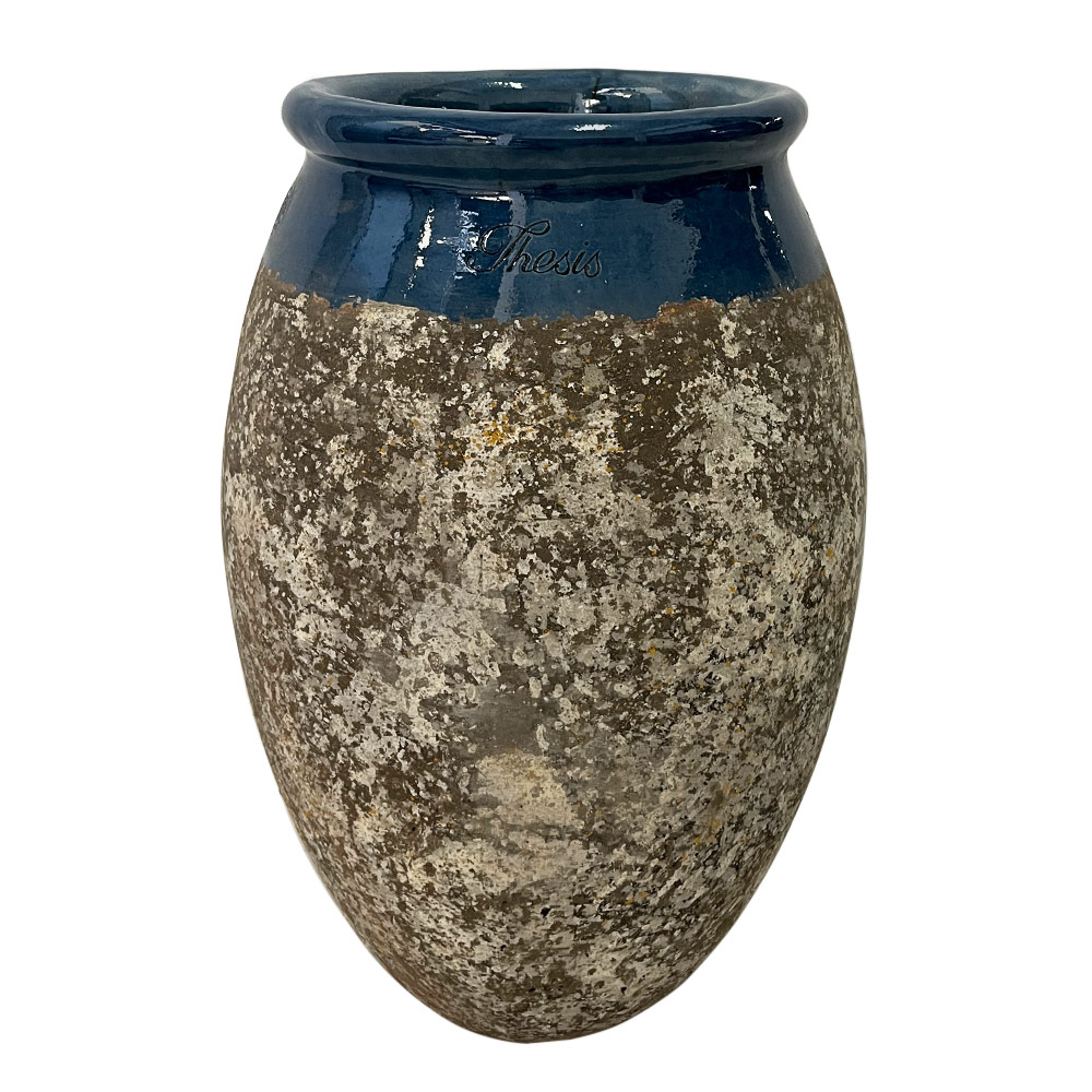 OLIVE JAR, BLUE LAVENDER